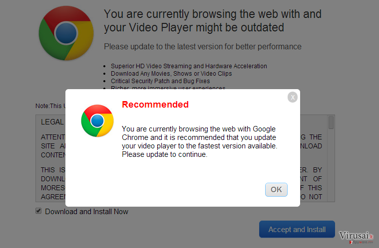 "Outdated Java Plugin Detected" virusas ekrano nuotrauka "Outdated Java Plugin Detected" virusas ekrano nuotrauka