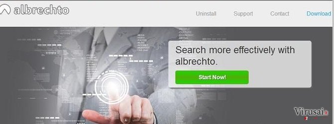 Albrechto ads ekrano nuotrauka Albrechto ads ekrano nuotrauka