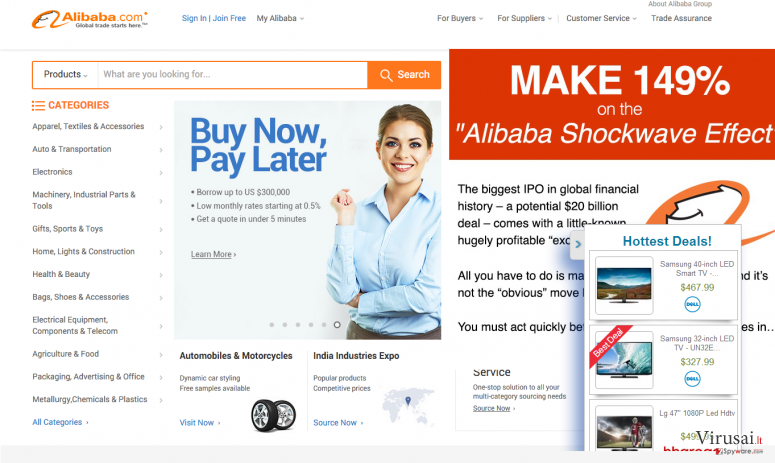 Alibaba ekrano nuotrauka Alibaba ekrano nuotrauka