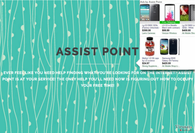 Assist Point reklamos ekrano nuotrauka Assist Point reklamos ekrano nuotrauka
