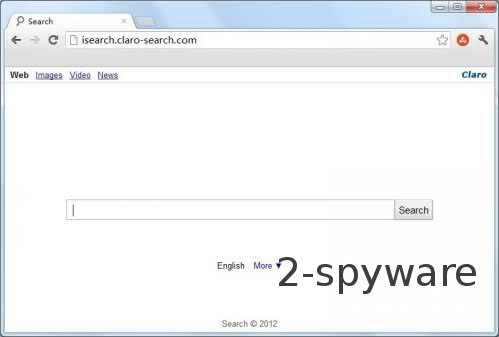 Claro Search Virus ekrano nuotrauka Claro Search Virus ekrano nuotrauka