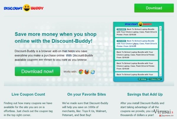 Discount Buddy ekrano nuotrauka Discount Buddy ekrano nuotrauka