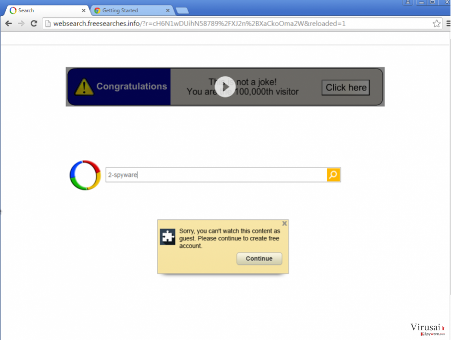 Google peradresavimas ekrano nuotrauka