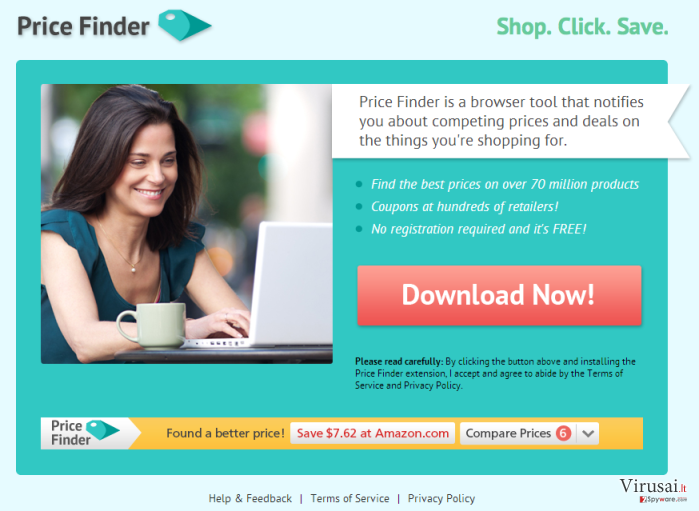 Price Finder ekrano nuotrauka Price Finder ekrano nuotrauka