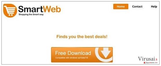 SmartWeb virusas ekrano nuotrauka SmartWeb virusas ekrano nuotrauka