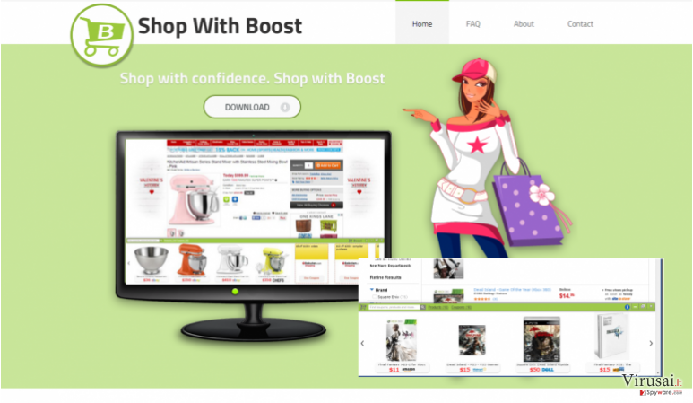 Boost reklamos ekrano nuotrauka Boost reklamos ekrano nuotrauka