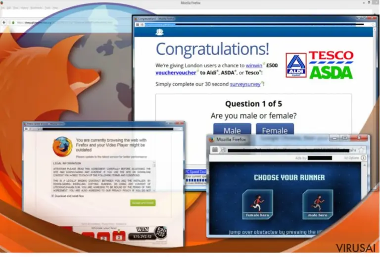 Firefox naršyklė yra itin mėgiama reklaminių programų gamintojų
