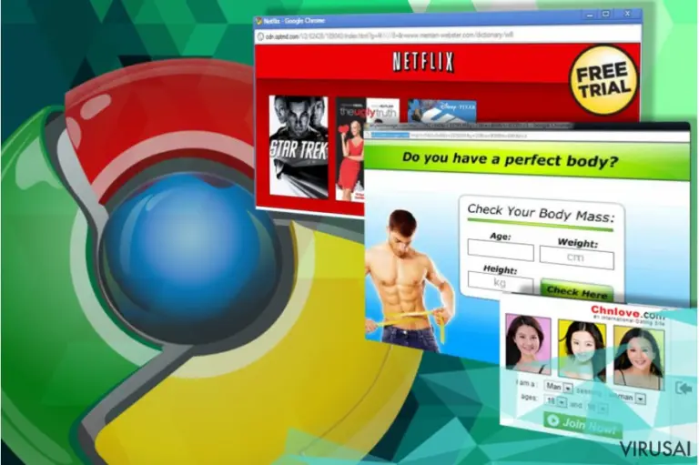 Google Chrome yra labiausiai užkrėsta naršyklė