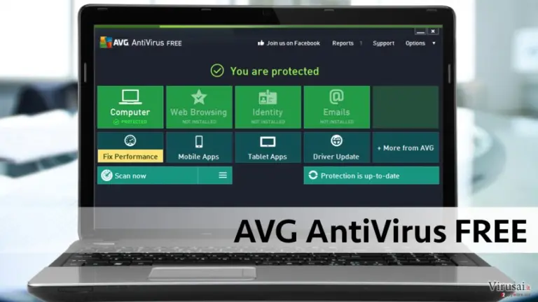 AVG nemokama antivirusinė