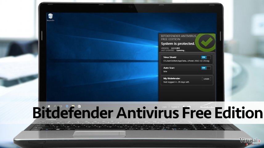 Bitdefender nemokama antivirusinė