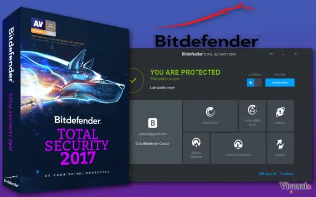 Bitdefender Total Security 2017 programa