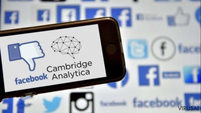 Facebook vartotojų duomenys buvo nutekinti ir panaudoti Trumpo rinkiminei agitacijai