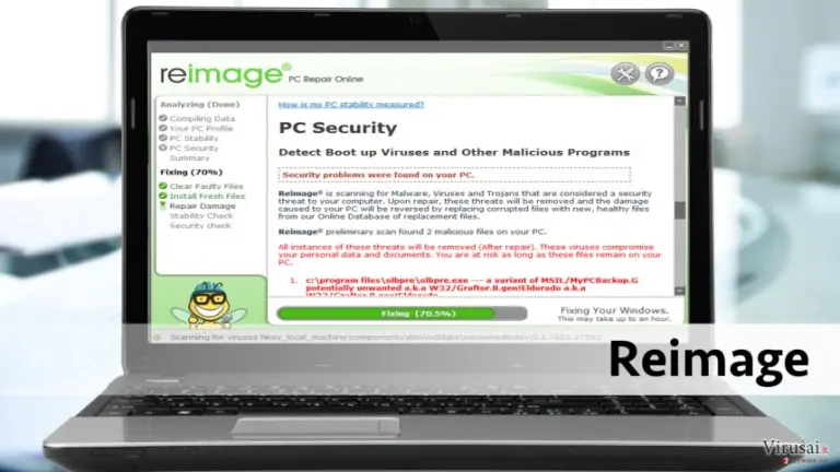 Reimage programos nuotrauka