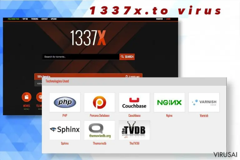 1337x.to naršyklės užgrobėjas