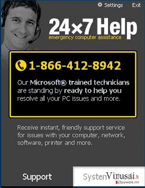 24×7 Help ekrano nuotrauka 24×7 Help ekrano nuotrauka