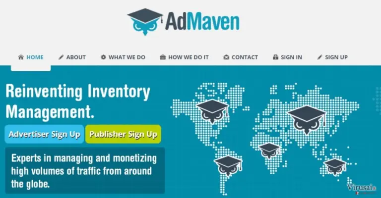 Admaven oficialus tinklalapis