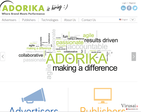 Adorika ekrano nuotrauka Adorika ekrano nuotrauka