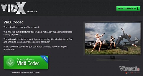 Vidx reklamos ekrano nuotrauka Vidx reklamos ekrano nuotrauka