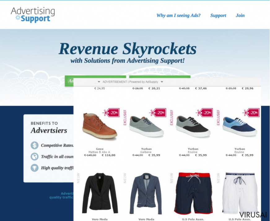 AdSupply reklamos pavyzdys AdSupply reklamos pavyzdys