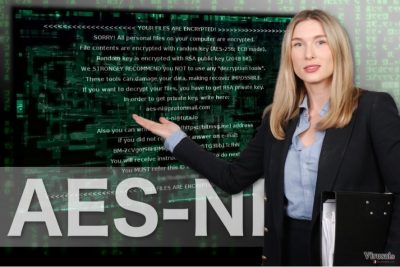 AES-NI viruso pavyzdys