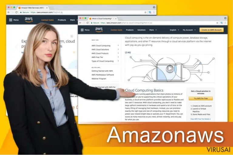 Amazonaws viruso pavyzdys