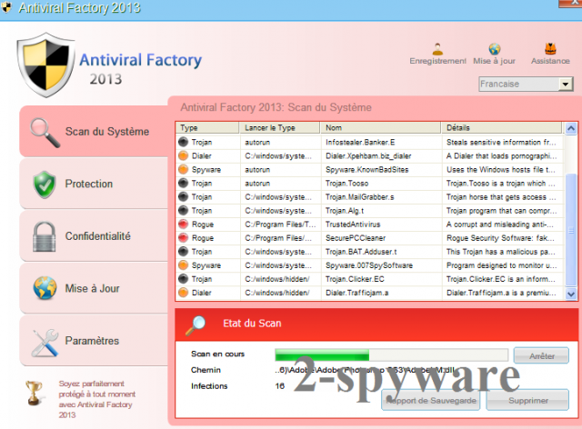 Antiviral Factory 2013 ekrano nuotrauka Antiviral Factory 2013 ekrano nuotrauka