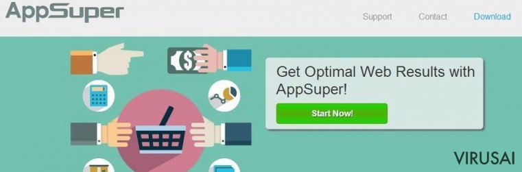AppSuper reklamos ekrano nuotrauka AppSuper reklamos ekrano nuotrauka