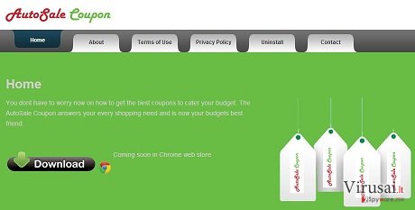 AutoSale Coupon ekrano nuotrauka AutoSale Coupon ekrano nuotrauka
