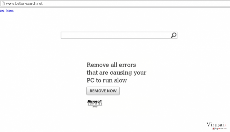 Better-Search.net virusas ekrano nuotrauka Better-Search.net virusas ekrano nuotrauka