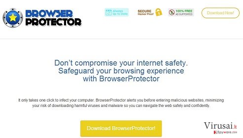 Browser Protector ekrano nuotrauka Browser Protector ekrano nuotrauka
