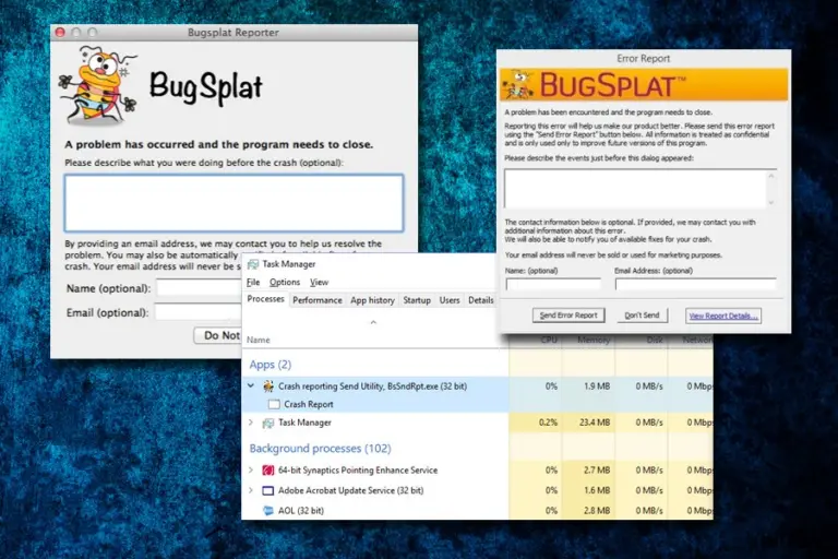 BugSplat programa