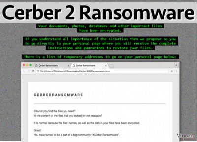 Cerber 2.0 ransomware virus