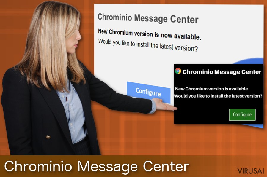 Chrominio Message Center kenkėjiška programa