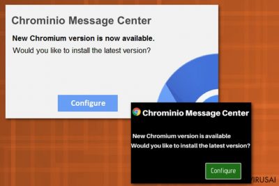 Chrominio Message Center virusas