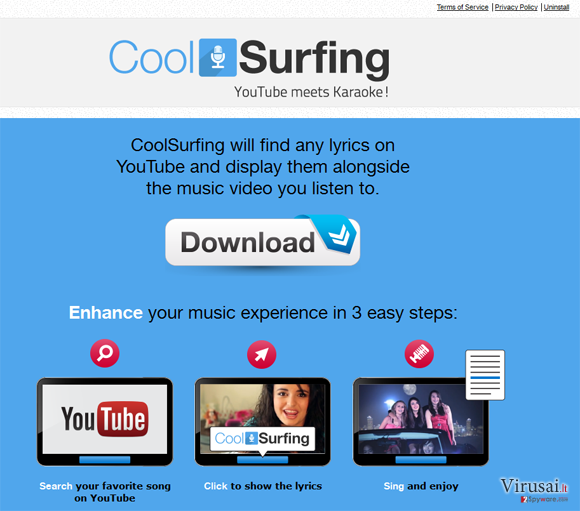 CoolSurfing ekrano nuotrauka CoolSurfing ekrano nuotrauka