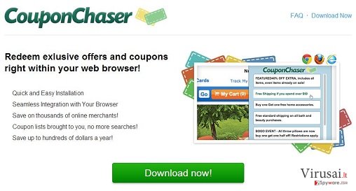 Coupon Chaser virusas ekrano nuotrauka Coupon Chaser virusas ekrano nuotrauka