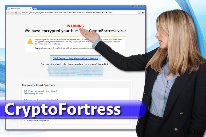 CryptoFortress virusas ekrano nuotrauka CryptoFortress virusas ekrano nuotrauka