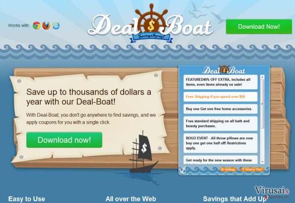 Deal Boat ekrano nuotrauka Deal Boat ekrano nuotrauka