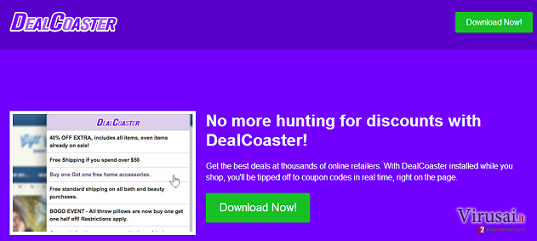DealCoaster virusas ekrano nuotrauka DealCoaster virusas ekrano nuotrauka