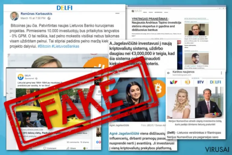 Delfi kriptovaliutų investavimo apgavystė