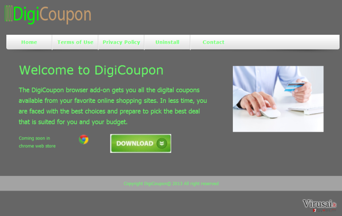 DigiCoupon virusas ekrano nuotrauka DigiCoupon virusas ekrano nuotrauka