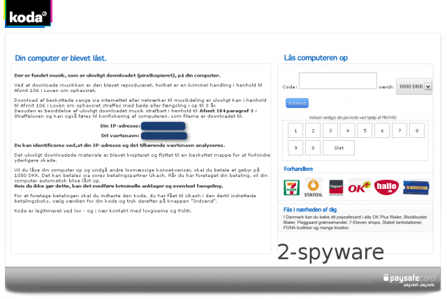Din computer er blevet låst virus ekrano nuotrauka Din computer er blevet låst virus ekrano nuotrauka