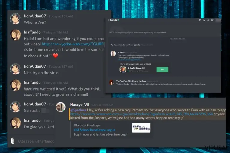 Discord sukčiavimo išpuoliai