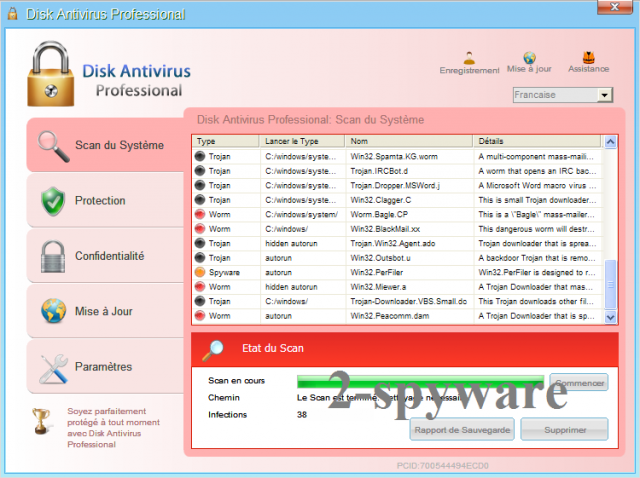 Disk Antivirus Professional ekrano nuotrauka Disk Antivirus Professional ekrano nuotrauka