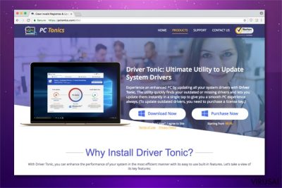 Driver Tonic virusas