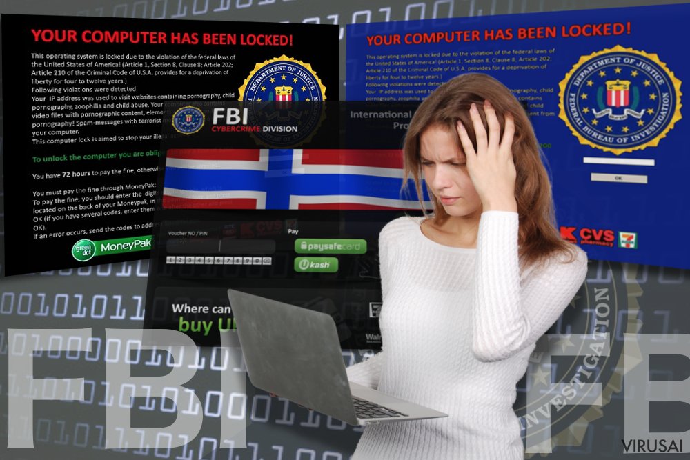 FBI virusas ekrano nuotrauka FBI virusas ekrano nuotrauka