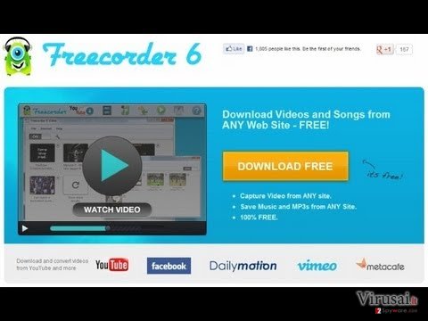 Freecorder ekrano nuotrauka Freecorder ekrano nuotrauka
