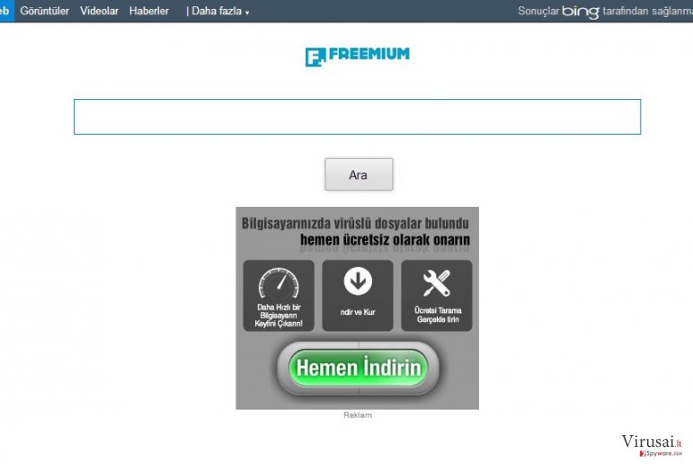 Freemium reklamos ekrano nuotrauka Freemium reklamos ekrano nuotrauka