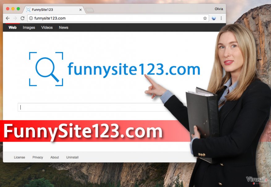 FunnySite123.com virusas FunnySite123.com virusas