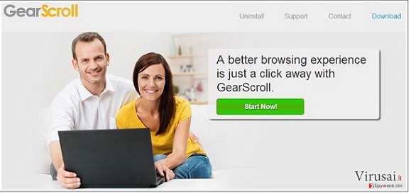 GearScroll virusas ekrano nuotrauka GearScroll virusas ekrano nuotrauka